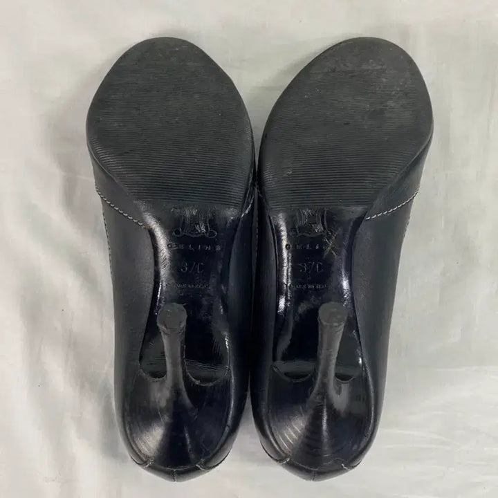 [BUNJANG] Celine Leather Stitch Open-Toe Heels / 셀린느 Celine 레더 스티치 오픈토 힐 <75>