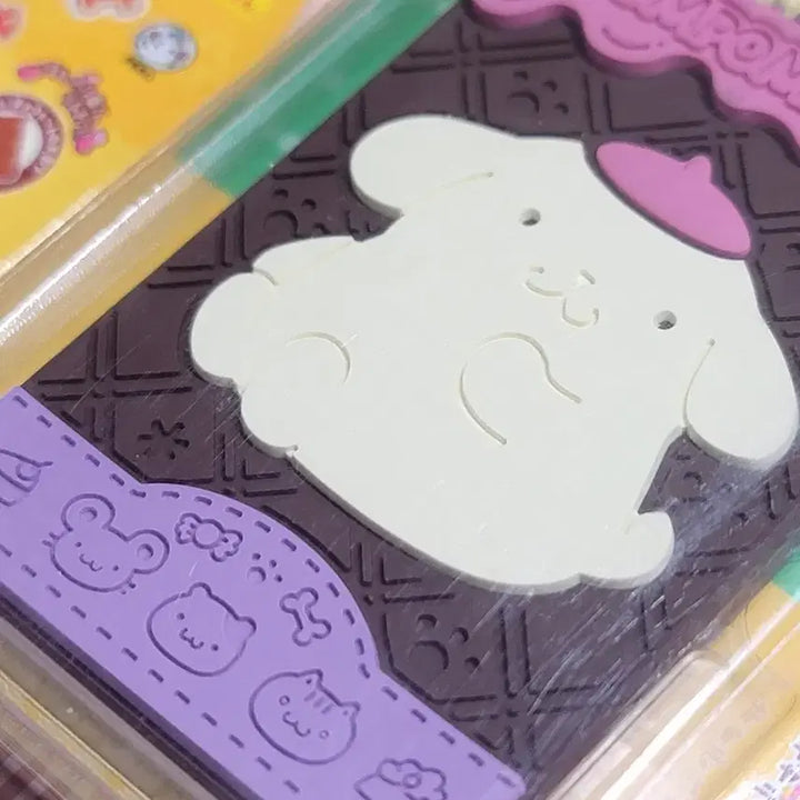 [BUNJANG] Pom Pom Purin Chocolate Lip Balm &amp; Hand Mirror &amp; Gacha Bundle Set / 폼폼푸린 초콜릿립밤+초콜릿 핸드미러+가챠 2종  일괄세트