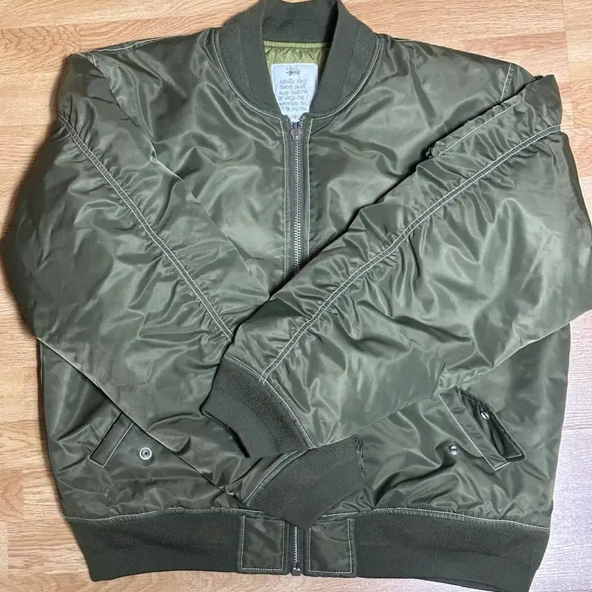 [BUNJANG] Stussy Built Reversible Bomber Jacket - XL / Stussy Built Reversible Bomber - XL