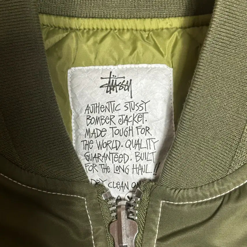 [BUNJANG] Stussy Built Reversible Bomber Jacket - XL / Stussy Built Reversible Bomber - XL