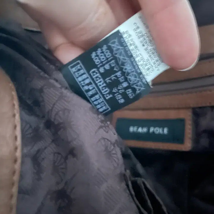 [BUNJANG] Bean Pole Leather Tote Crossbody Bag / 빈폴(BEAN POLE) 레더 토트 크로스백