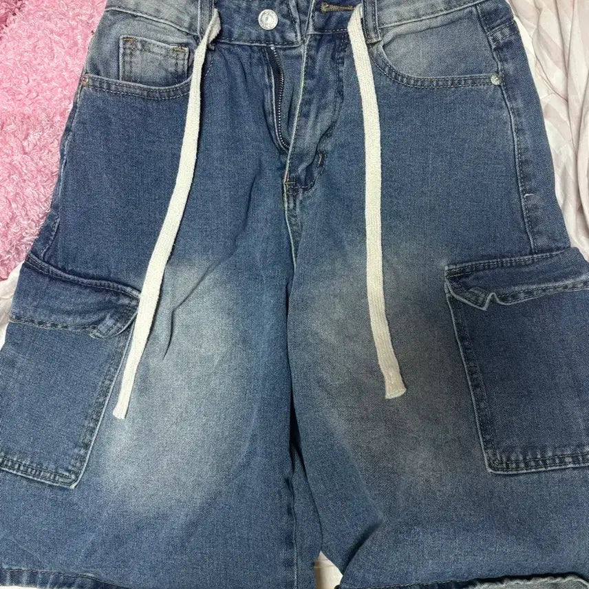 [BUNJANG] Summer Denim Bermuda Shorts / 여름 청 버뮤다