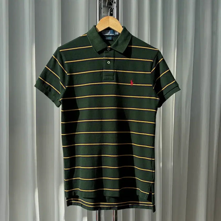 [BUNJANG] Polo Ralph Lauren Striped Polo Shirt / [S]폴로 랄프로렌 스트라이프 카라 티셔츠