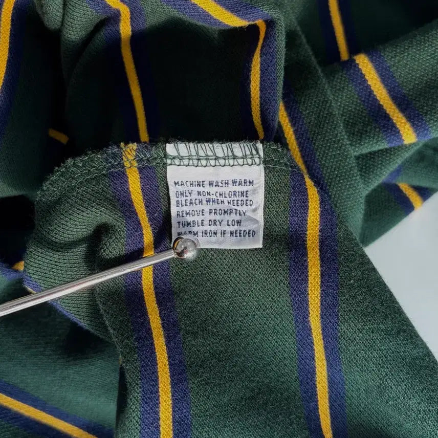 [BUNJANG] Polo Ralph Lauren Striped Polo Shirt / [S]폴로 랄프로렌 스트라이프 카라 티셔츠