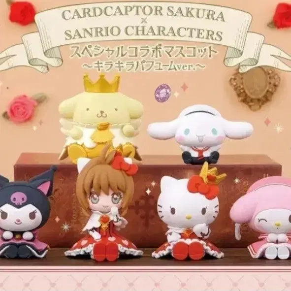 [BUNJANG] Cardcaptor Sakura Sanrio Special Collaboration Mascot Gacha Hello Kitty / 일괄 카드캡터체리 사쿠라 산리오 스페셜 콜라보 마스코트 가챠 헬로키티