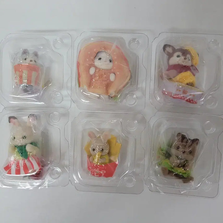 [SOLD OUT] 6종풀셋)실바니안 블라인드백 햄버거 가게 두근두근 컬렉션 6개 1세트