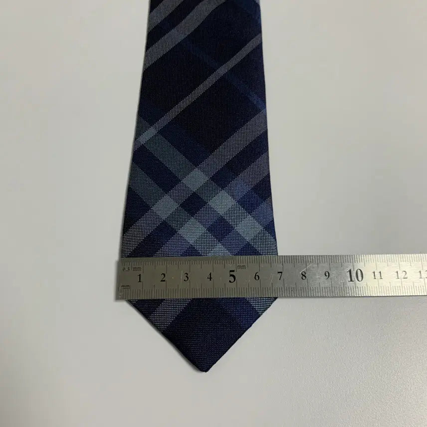 [BUNJANG] Burberry Nova Check Silk Slim Necktie / 버버리(BURBERRY) 신형라벨 노바체크 명품 슬림넥타이 최상급