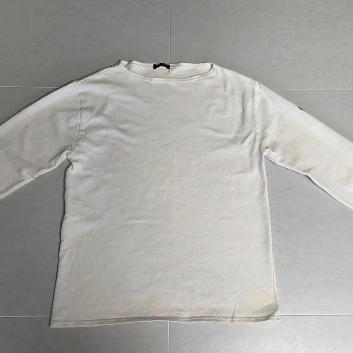 [BUNJANG] Saint James GUILDO U T-Shirt Ivory L / 세인트 제임스 길도 U 티셔츠