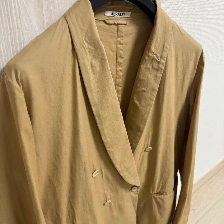 [BUNJANG] AURALEE Double Button Shirt Jacket / 오라리 AURALEE 더블 버튼 셔츠 자켓