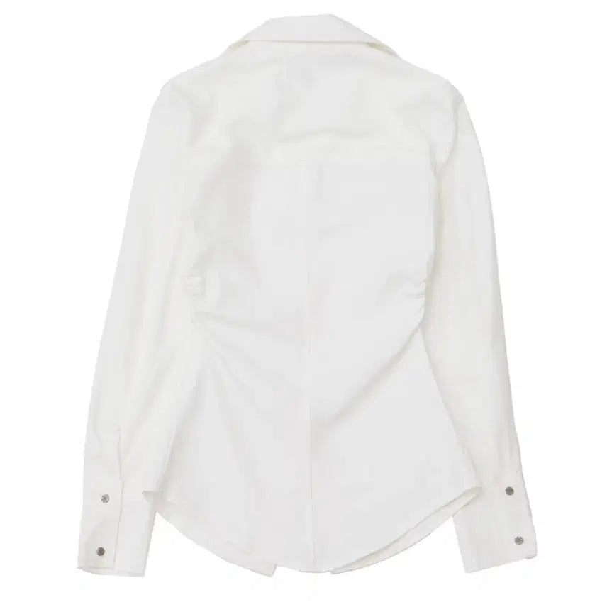 [BUNJANG] Kitsch &amp; Kiss Slim Fit White Shirt / 키치앤키스 슬림핏 셔츠 화이트