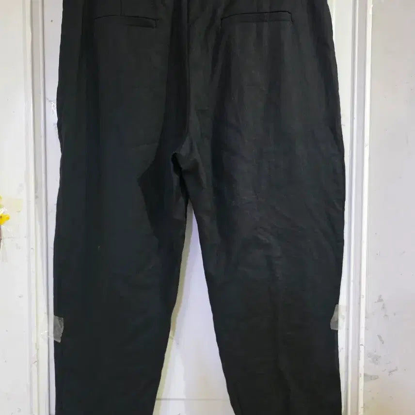 [SOLD OUT] 여름 마  린넨   고급스러운  밴딩 와이드 베기통바지  88까지