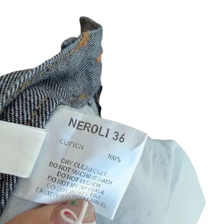 [BUNJANG] Neroli 36 Two-Tone Denim Jeans / 교신안함)네로리36 투톤 청바지