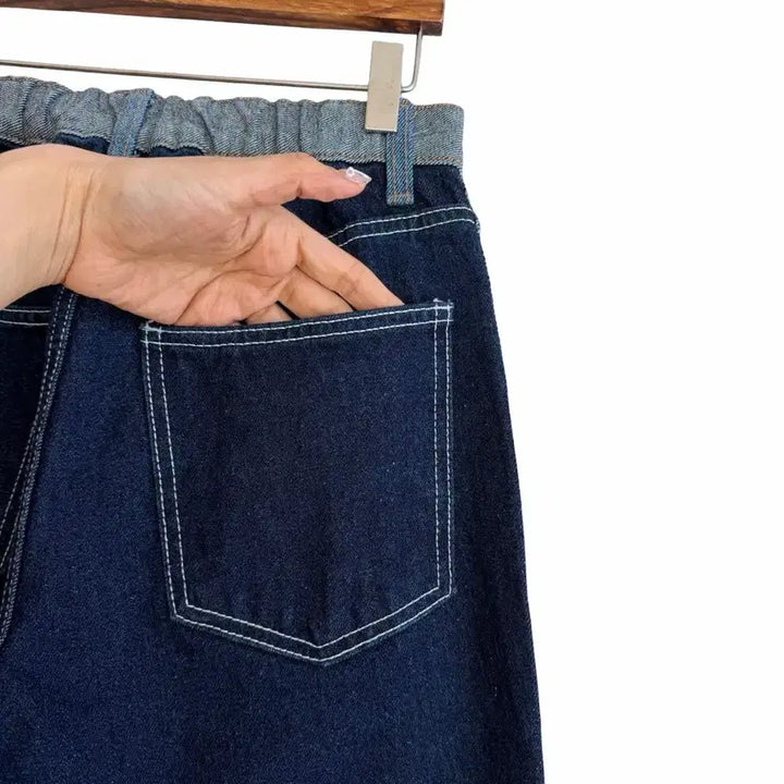 [BUNJANG] Neroli 36 Two-Tone Denim Jeans / 교신안함)네로리36 투톤 청바지