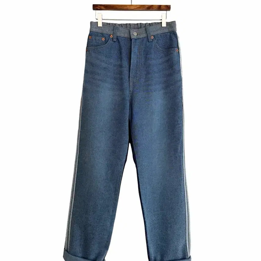 [BUNJANG] Neroli 36 Two-Tone Denim Jeans / 교신안함)네로리36 투톤 청바지
