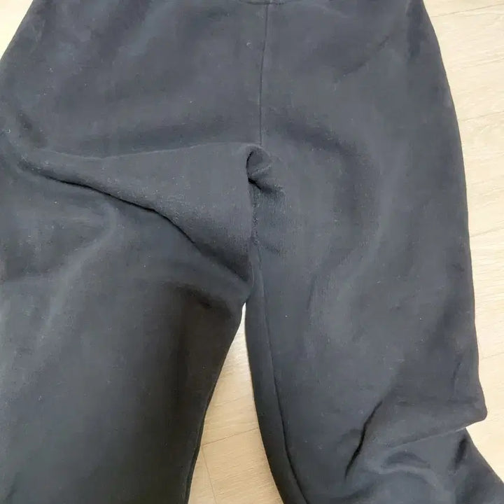[BUNJANG] Black Elastic Waistband Tights / 기모 블랙 고무줄바지/타이츠