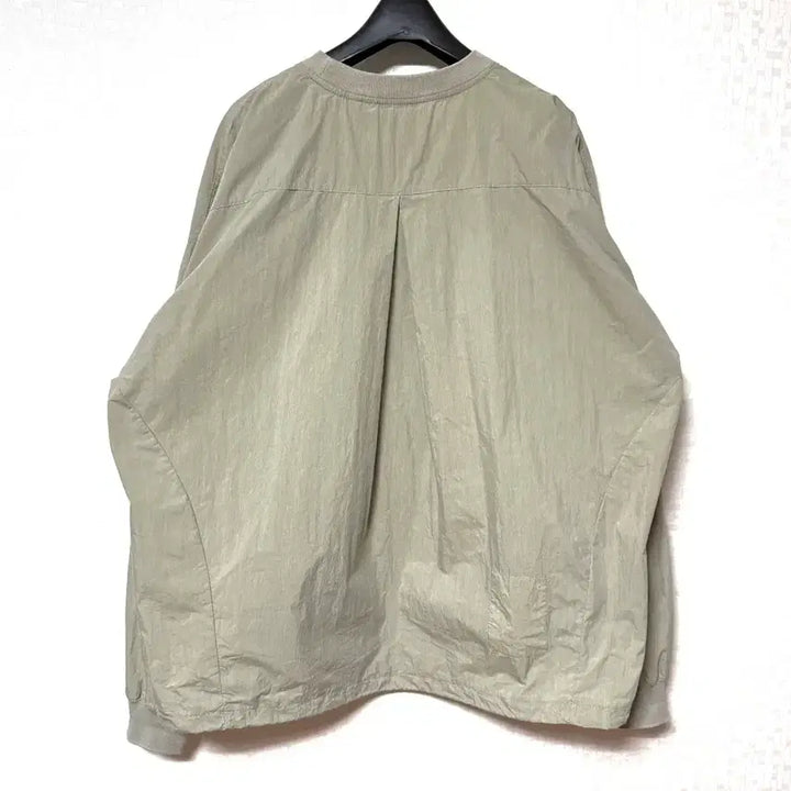 [BUNJANG] Uniform Bridge Warm-up Woven Long Sleeve T-Shirt / [L,100]유니폼브릿지 웜업 우븐 긴팔티 오버핏