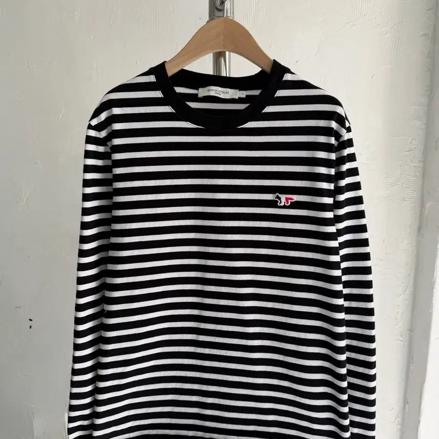 [SOLD OUT] Maison Kitsune 메종키츠네 트리컬러폭스 단가라 슬리브