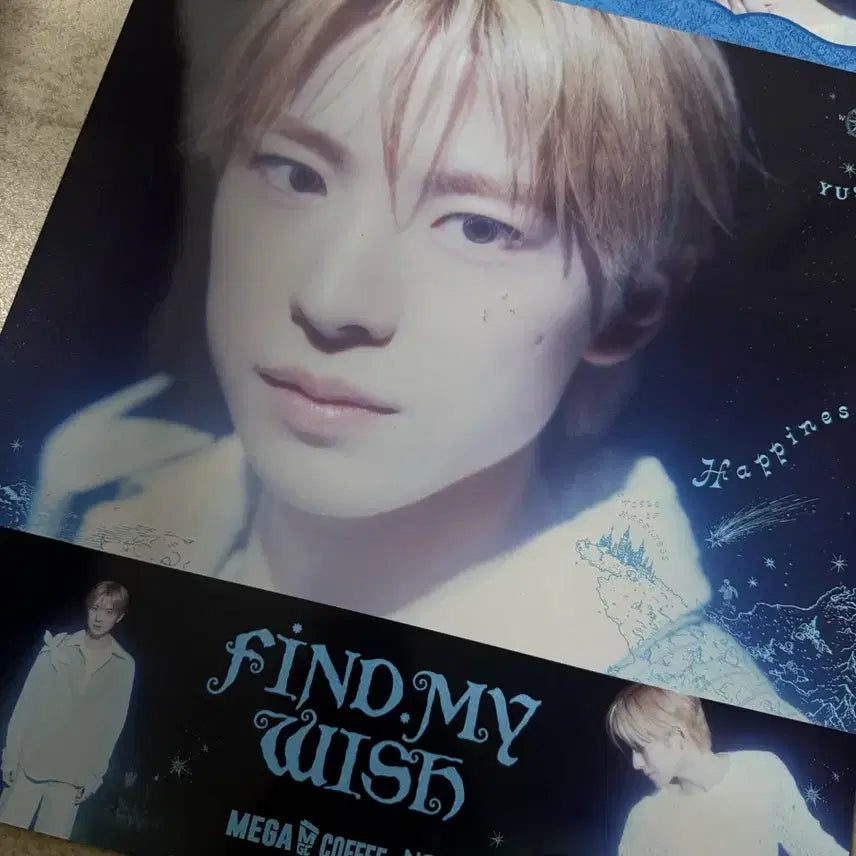 [SOLD OUT] 2026 메가커피 엔시티 위시 유우시 생일 포스터