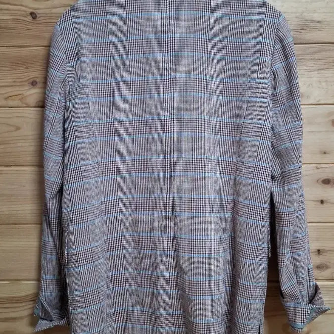 [BUNJANG] The IZ*ZAT Cotton Linen Check Blazer / 더 아이잗 면 마 체크자켓