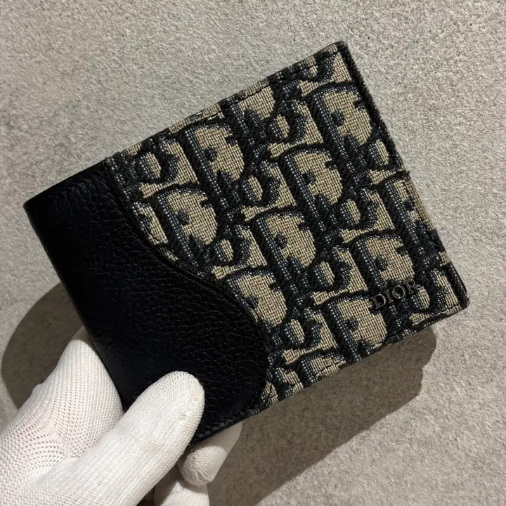 [BUNJANG] Dior Oblique Saddle Bi-fold Wallet / [정품/OS] 디올 오블리크 새들 반지갑