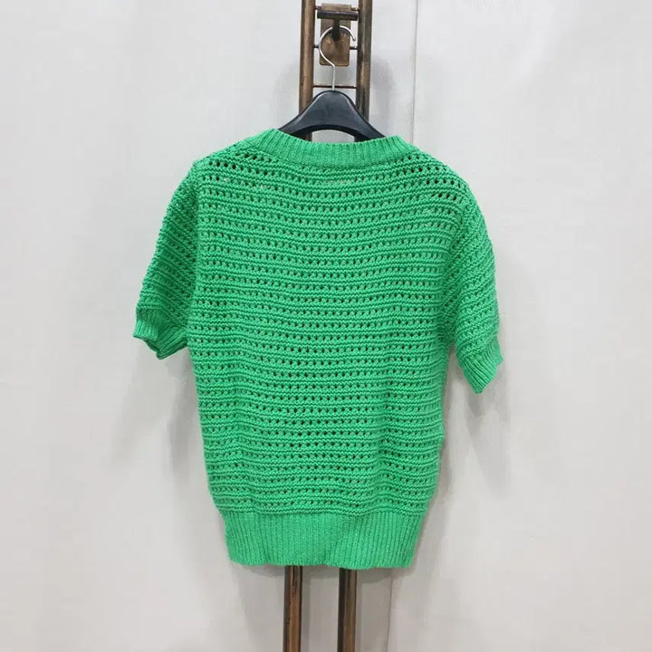 [SOLD OUT] (JJ30006)라메레이 짜임 반팔니트 F(55~66)
