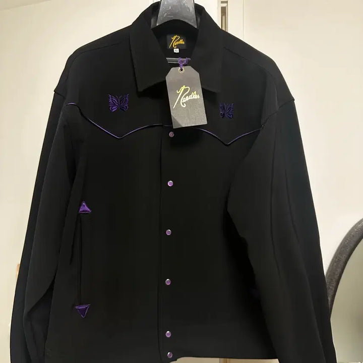 [BUNJANG] Needles Cowboy Piping Jacket / [XL]니들스 카우보이 파이핑 검/보