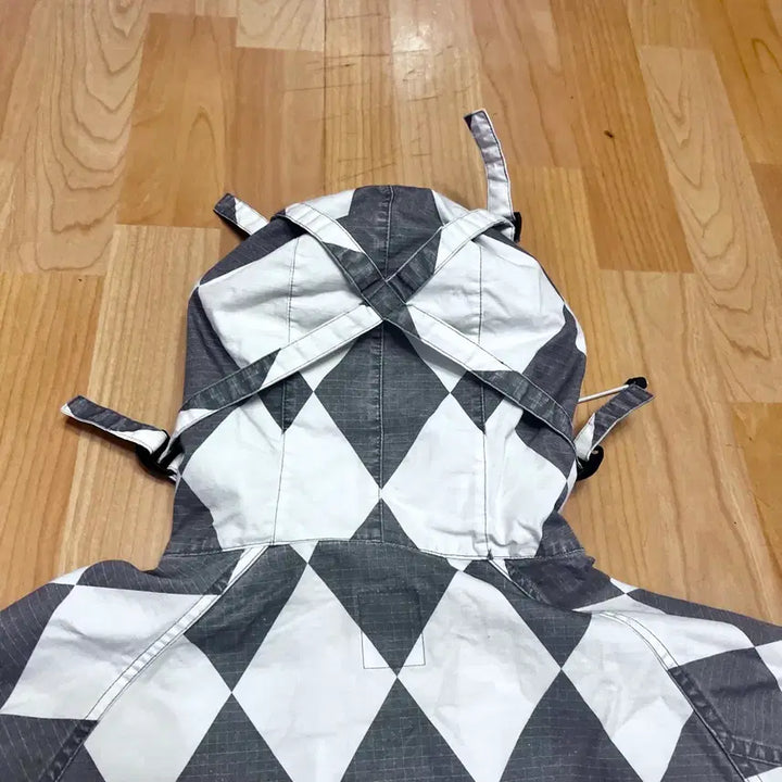 [SOLD OUT] (XL) 페치선데이 체커보드 후디 바람막이