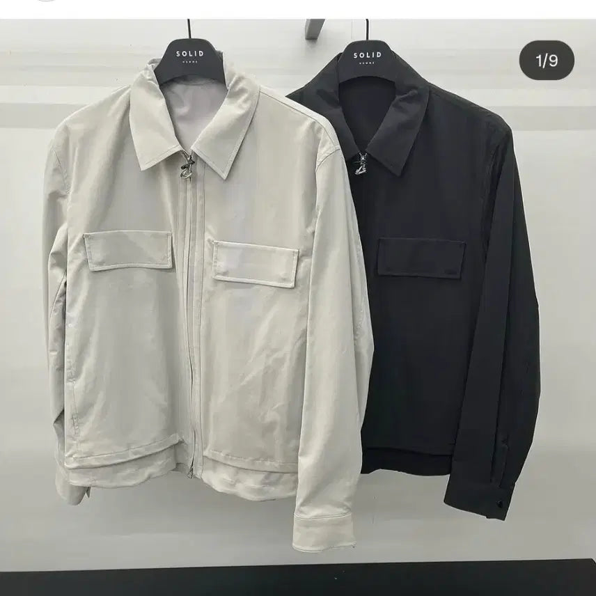 [SOLD OUT] 솔리드옴므 23ss 나일론 자켓 46사이즈
