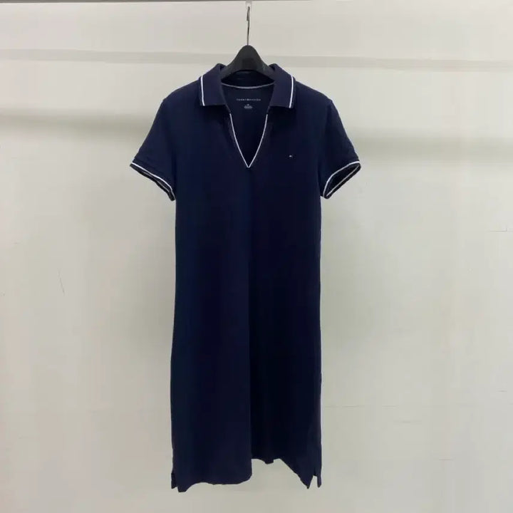 [BUNJANG] Tommy Hilfiger Navy Collar Cotton Dress / [타미힐피거] 네이비 카라  면 원피스 (55-66추천)