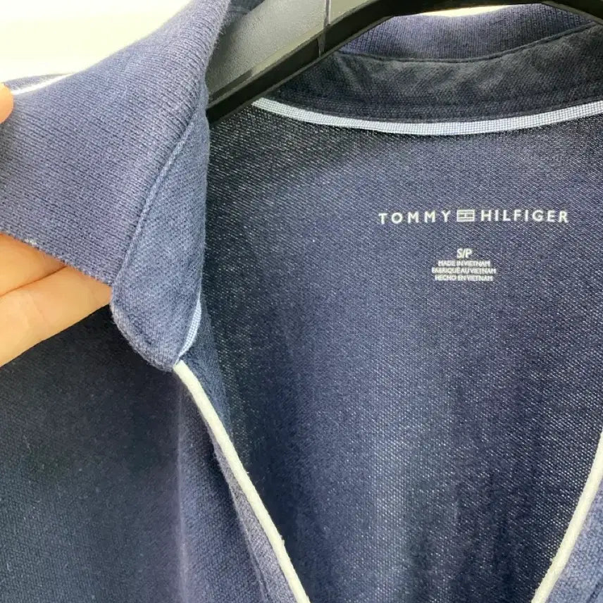 [BUNJANG] Tommy Hilfiger Navy Collar Cotton Dress / [타미힐피거] 네이비 카라  면 원피스 (55-66추천)