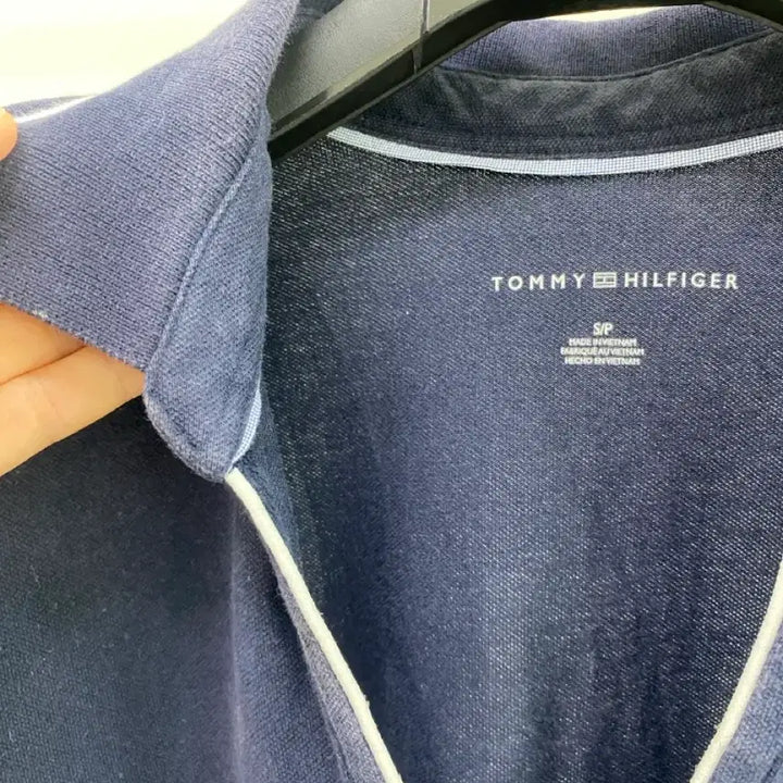 [BUNJANG] Tommy Hilfiger Navy Collar Cotton Dress / [타미힐피거] 네이비 카라  면 원피스 (55-66추천)