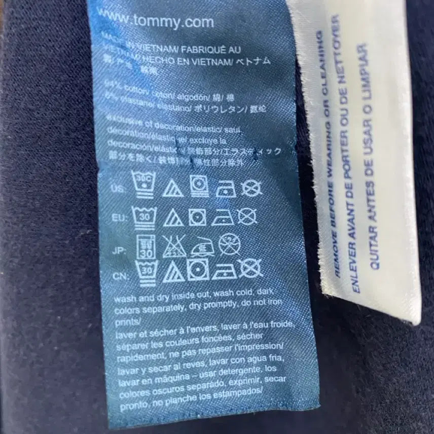 [BUNJANG] Tommy Hilfiger Navy Collar Cotton Dress / [타미힐피거] 네이비 카라  면 원피스 (55-66추천)