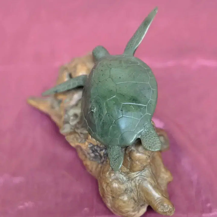 [BUNJANG] John Perry Jade Style Resin Turtle Sculpture / *John Perry Jade(옥)스타일 수지 거북이 조각상