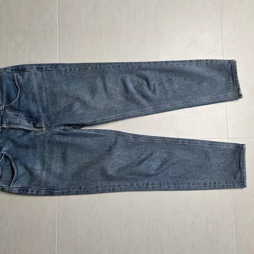 [BUNJANG] Solid Homme Straight Crop Denim Pants / 솔리드 옴므 중청  스트레이트 크롭 데님 팬츠