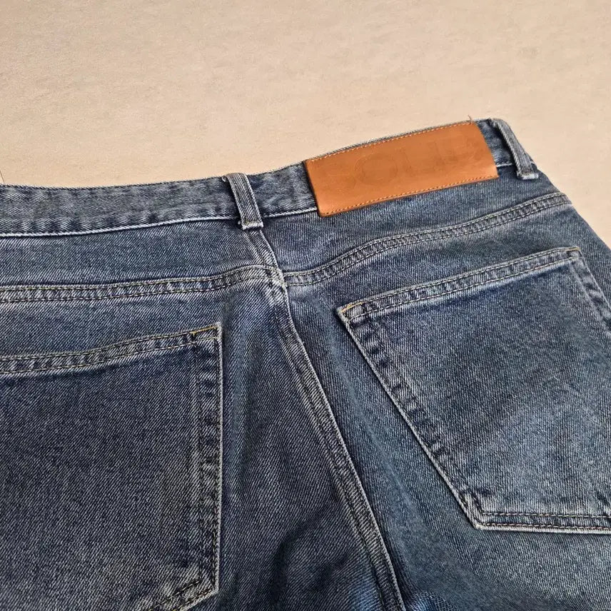 [BUNJANG] Solid Homme Straight Crop Denim Pants / 솔리드 옴므 중청  스트레이트 크롭 데님 팬츠