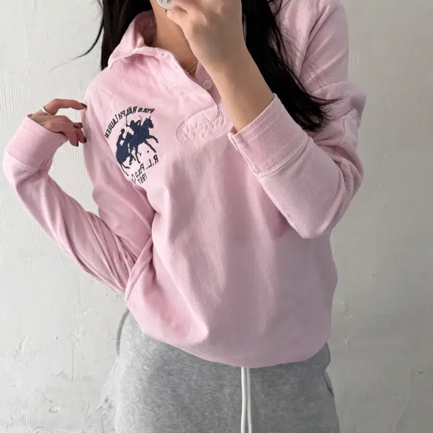 [SOLD OUT] Polo 폴로 랄프로렌 더블플레이어 로고 럭비셔츠