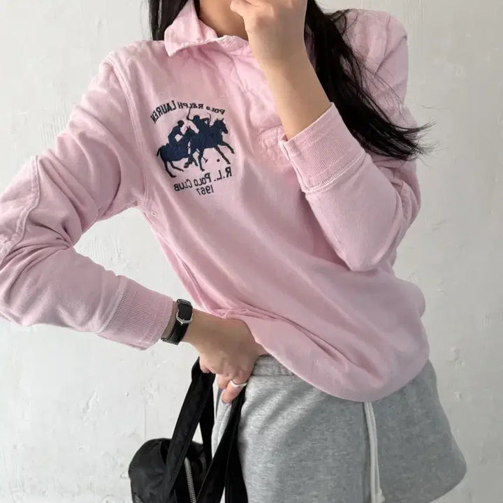 [SOLD OUT] Polo 폴로 랄프로렌 더블플레이어 로고 럭비셔츠