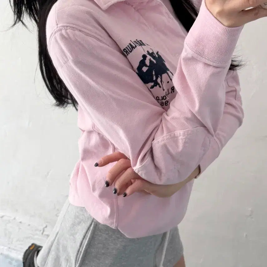 [SOLD OUT] Polo 폴로 랄프로렌 더블플레이어 로고 럭비셔츠
