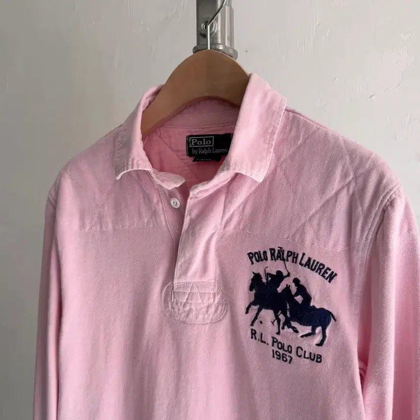 [SOLD OUT] Polo 폴로 랄프로렌 더블플레이어 로고 럭비셔츠