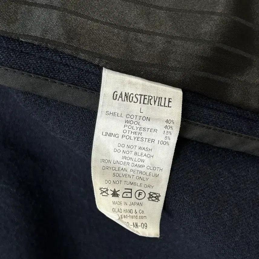 [BUNJANG] GANGSTERVILLE Club Jacket / (L)22AW GANGSTERVILLE 갱스터빌 300 클럽자켓