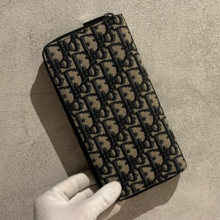 [BUNJANG] Dior New Zip Around Long Wallet / [정품/OS] 디올 신형 지퍼돌이 장지갑