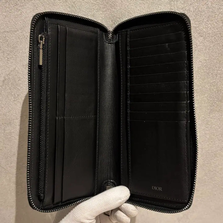 [BUNJANG] Dior New Zip Around Long Wallet / [정품/OS] 디올 신형 지퍼돌이 장지갑