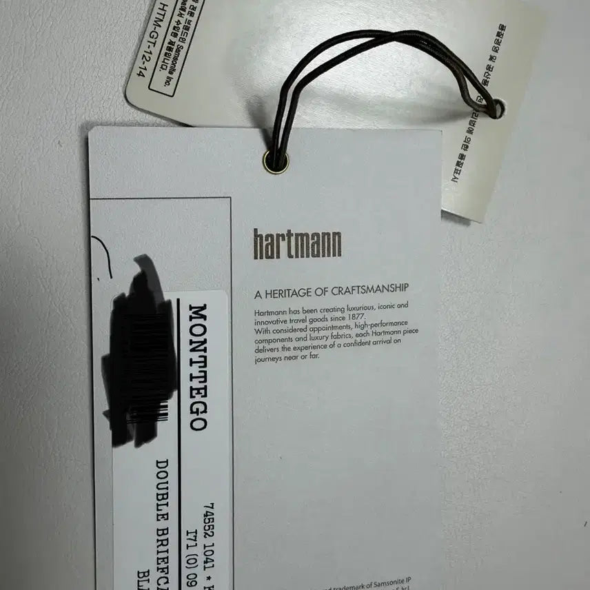 [BUNJANG] Hartmann Black Leather Briefcase / 하트만 블랙 서류 가방 새상품