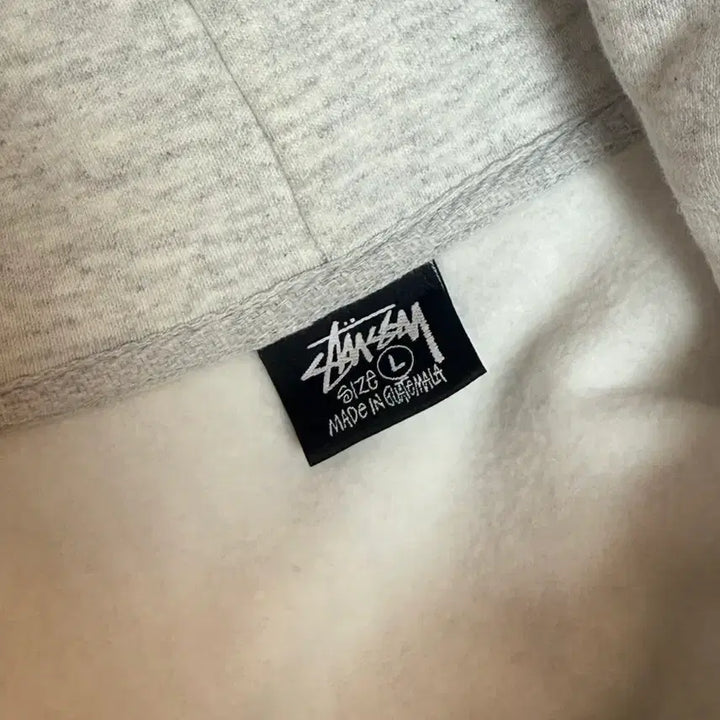 [BUNJANG] Stussy 8 Ball Hoodie Ash Heather Gray L / 스투시 8볼 후드집업 애쉬 헤더 그레이  L