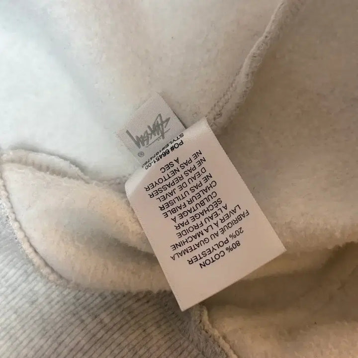 [BUNJANG] Stussy 8 Ball Hoodie Ash Heather Gray L / 스투시 8볼 후드집업 애쉬 헤더 그레이  L