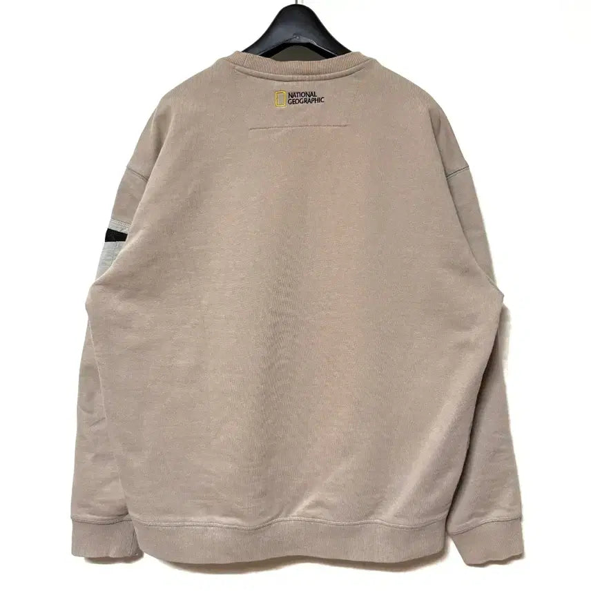 [BUNJANG] National Geographic Pocket Crewneck Beige / [L,100]내셔널지오그래픽 포켓 맨투맨 베이지