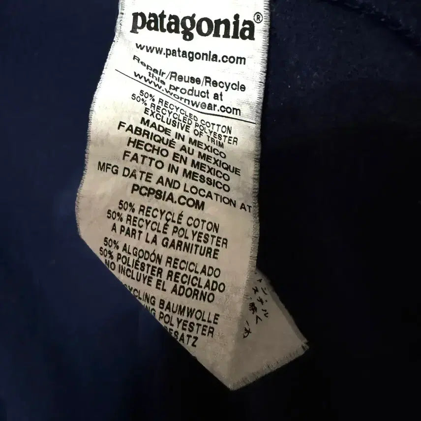 [BUNJANG] Patagonia Big Logo T-shirt Navy / [M,95]파타고니아 빅로고 반팔티 곤색
