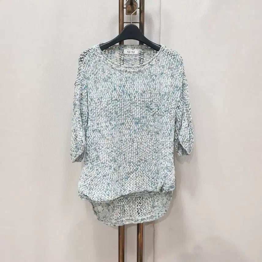 [SOLD OUT] (JJ30007)SJSJ 반팔 짜임 니트 F