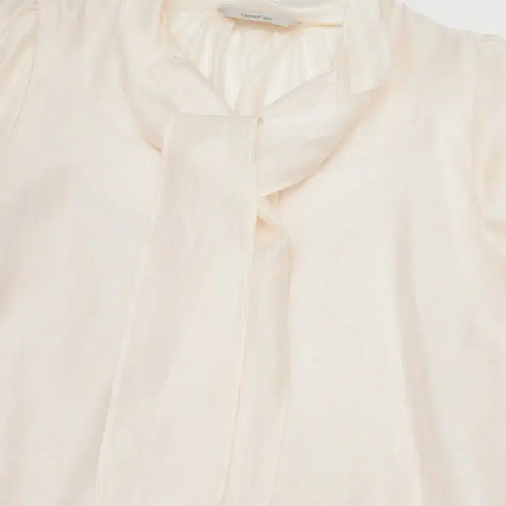 [SOLD OUT] 케네스레이디 리본타이 레이어드 블라우스 시스루 오간자