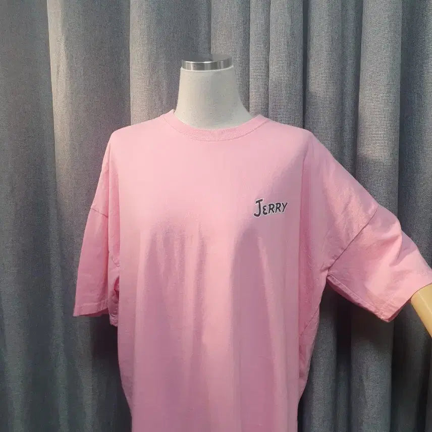 [BUNJANG] Jerry Kitsch Pink Short-Sleeved T-shirt / 제리 키치 핑크 반팔티